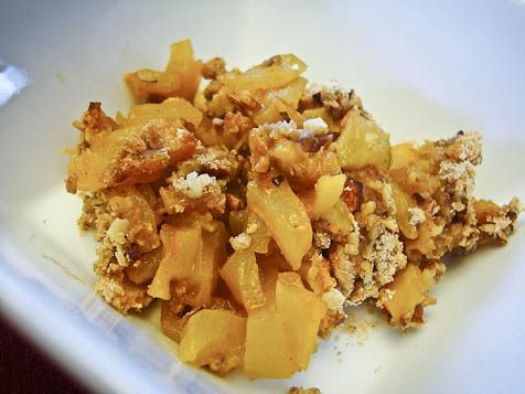 pumpkin apple crumble