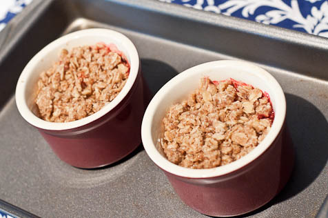 summer fruit crisps