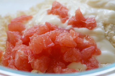 grapefruit yogurt scones