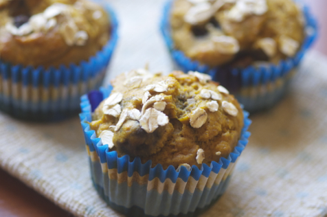 orange blueberry cranberry muffins