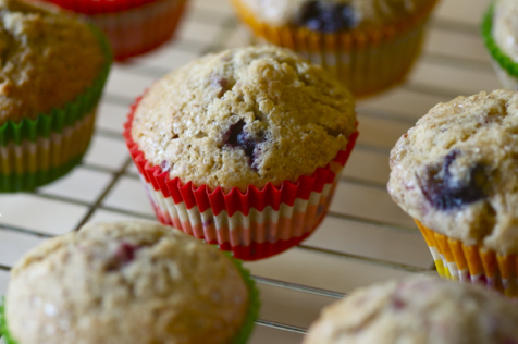 mixed berry muffins
