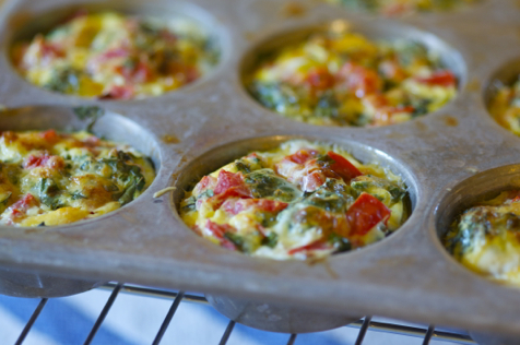 mini crustless quiches